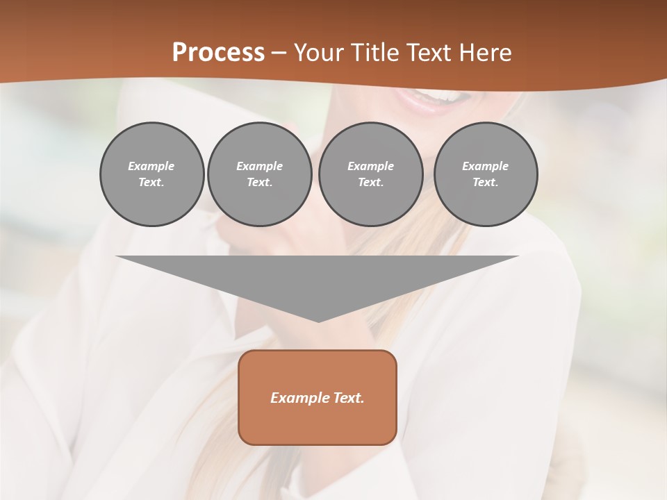 Hot Attractive Blonde PowerPoint Template