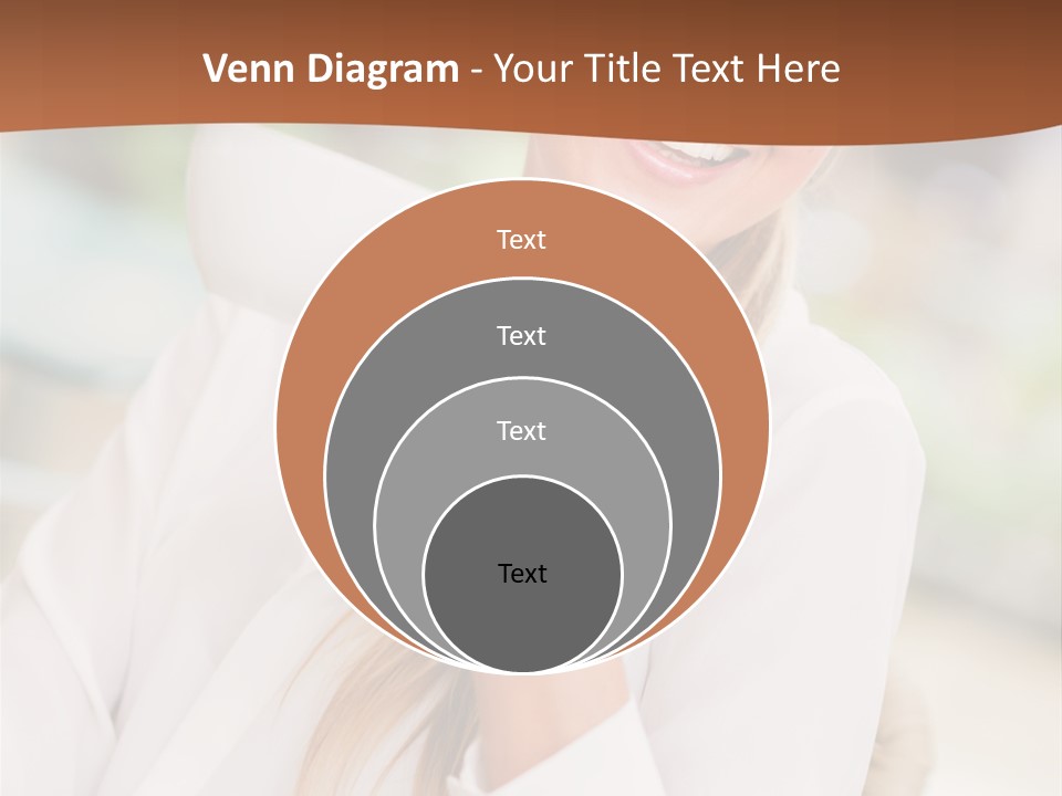 Hot Attractive Blonde PowerPoint Template