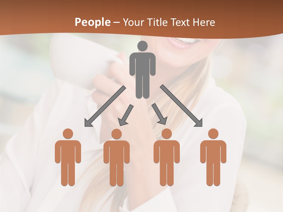 Hot Attractive Blonde PowerPoint Template