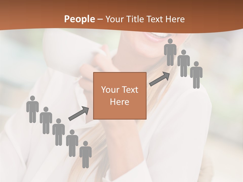 Hot Attractive Blonde PowerPoint Template