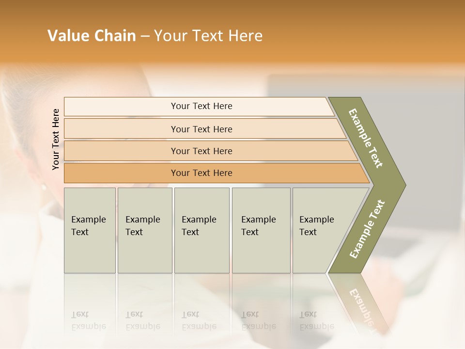 Successful Happy Girl PowerPoint Template