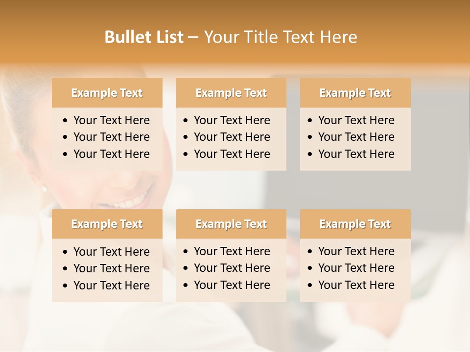 Successful Happy Girl PowerPoint Template