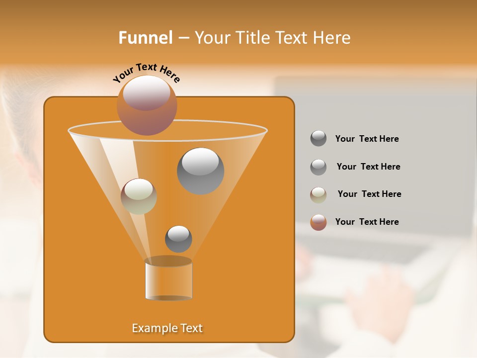 Successful Happy Girl PowerPoint Template