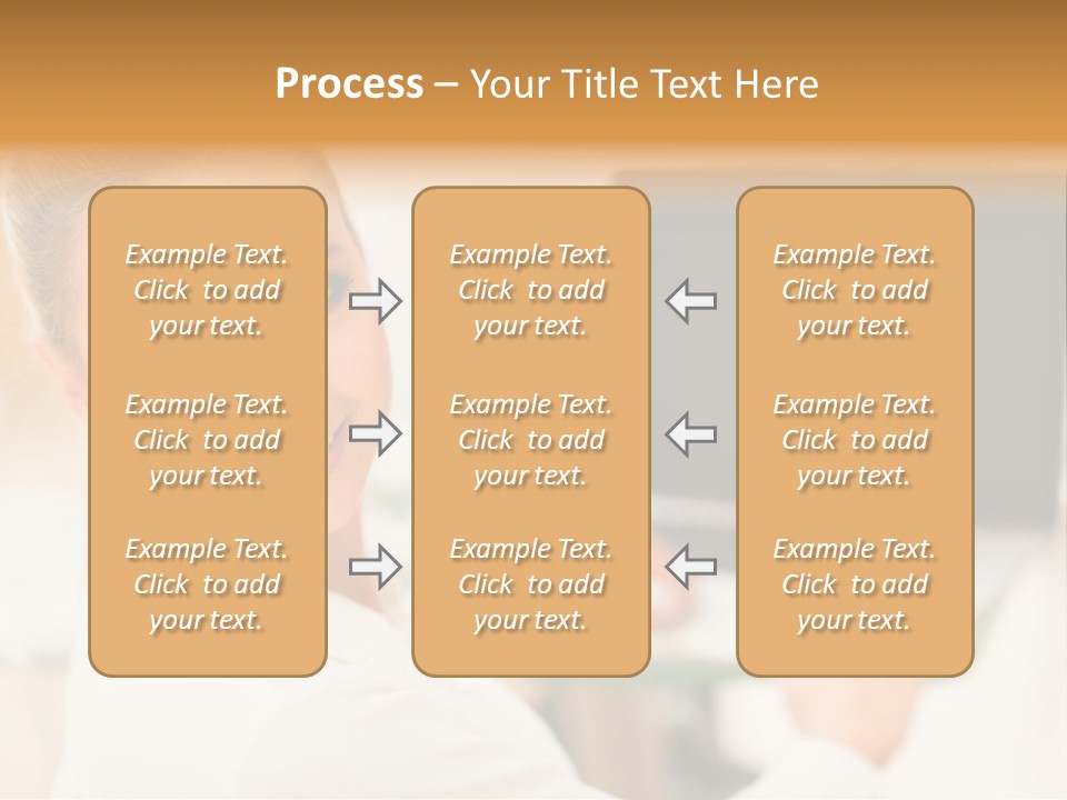 Successful Happy Girl PowerPoint Template