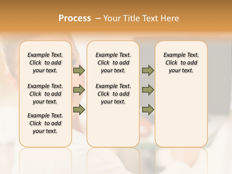 Successful Happy Girl PowerPoint Template