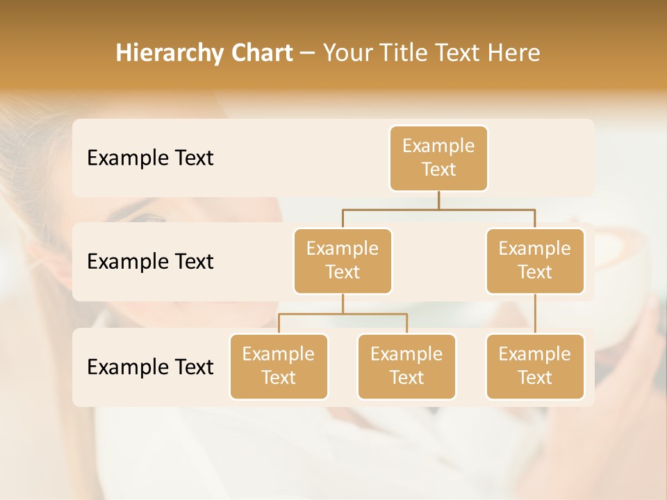 Beverage Girl Coffee PowerPoint Template