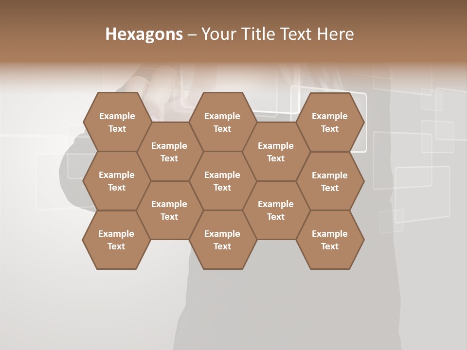 Software Advanced Hand PowerPoint Template