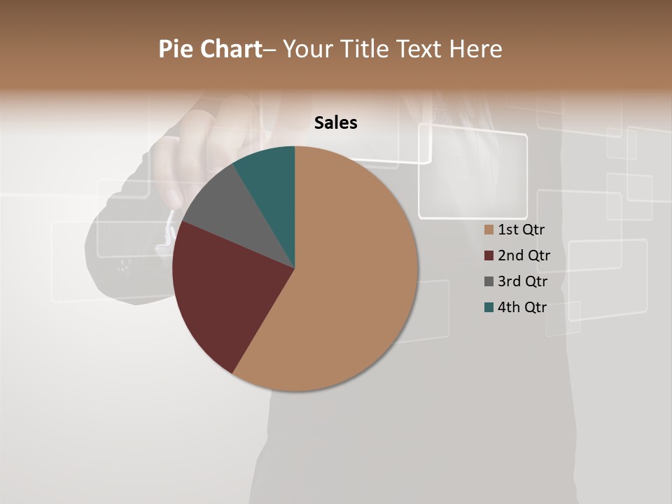 Software Advanced Hand PowerPoint Template