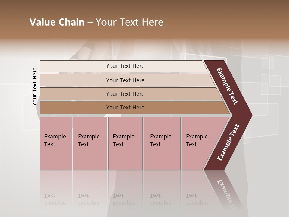 Software Advanced Hand PowerPoint Template