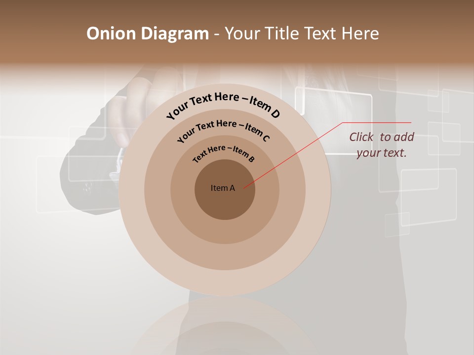 Software Advanced Hand PowerPoint Template