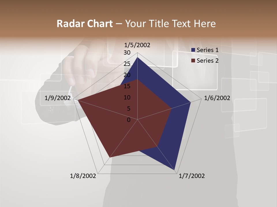 Software Advanced Hand PowerPoint Template