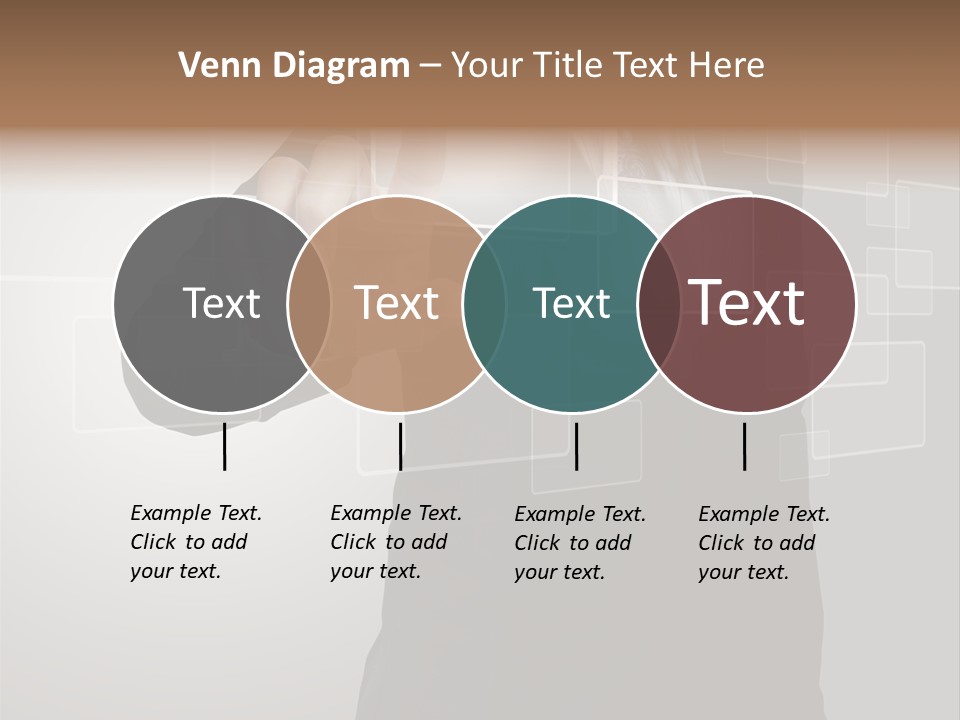 Software Advanced Hand PowerPoint Template