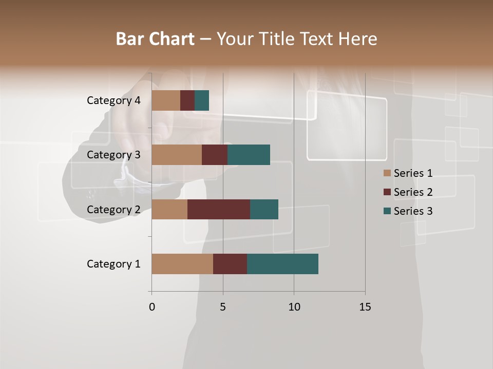Software Advanced Hand PowerPoint Template
