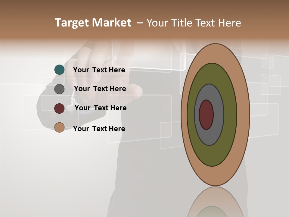 Software Advanced Hand PowerPoint Template