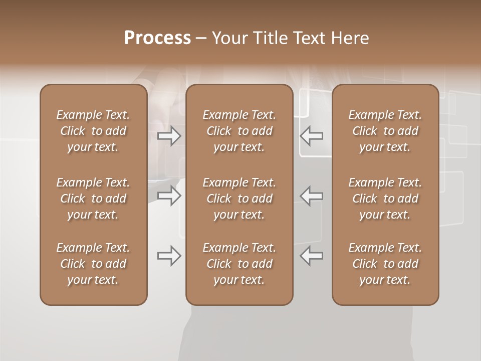 Software Advanced Hand PowerPoint Template