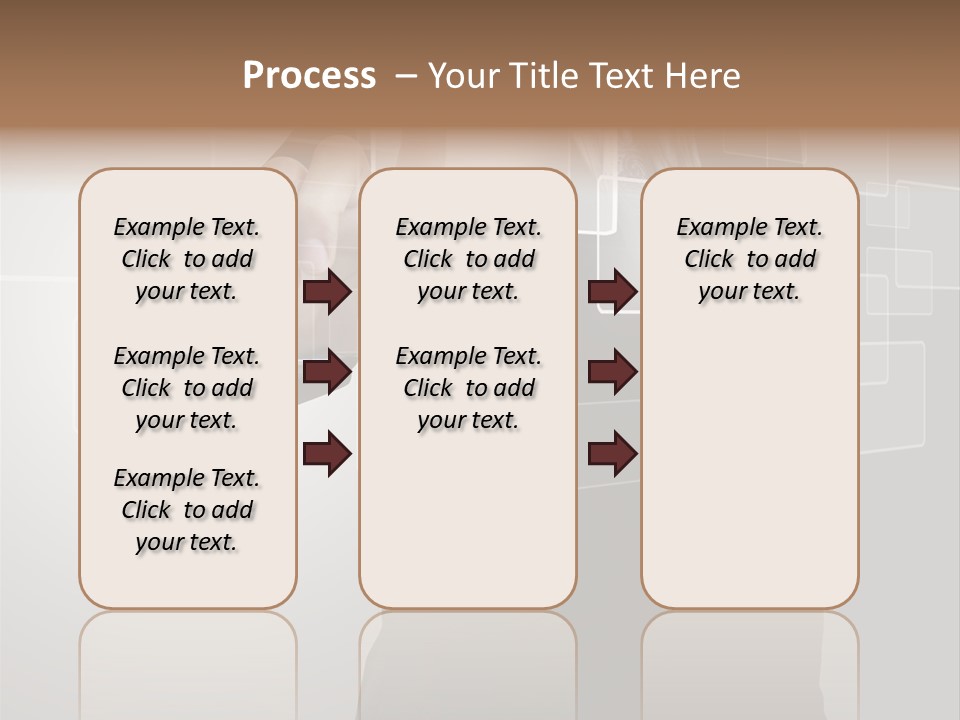 Software Advanced Hand PowerPoint Template