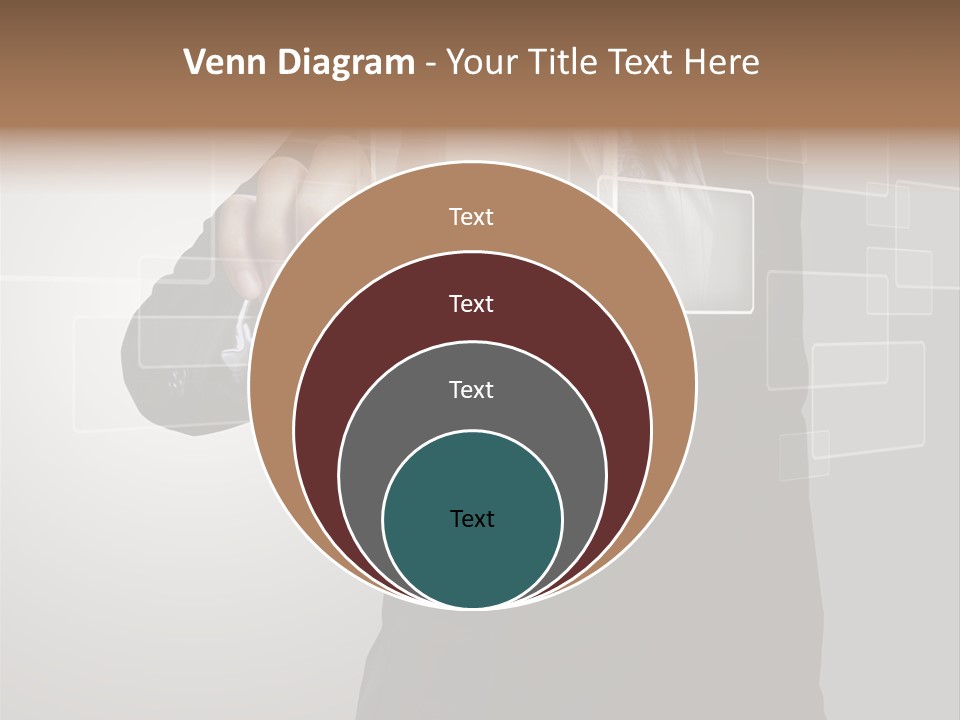 Software Advanced Hand PowerPoint Template