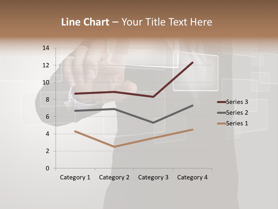 Software Advanced Hand PowerPoint Template