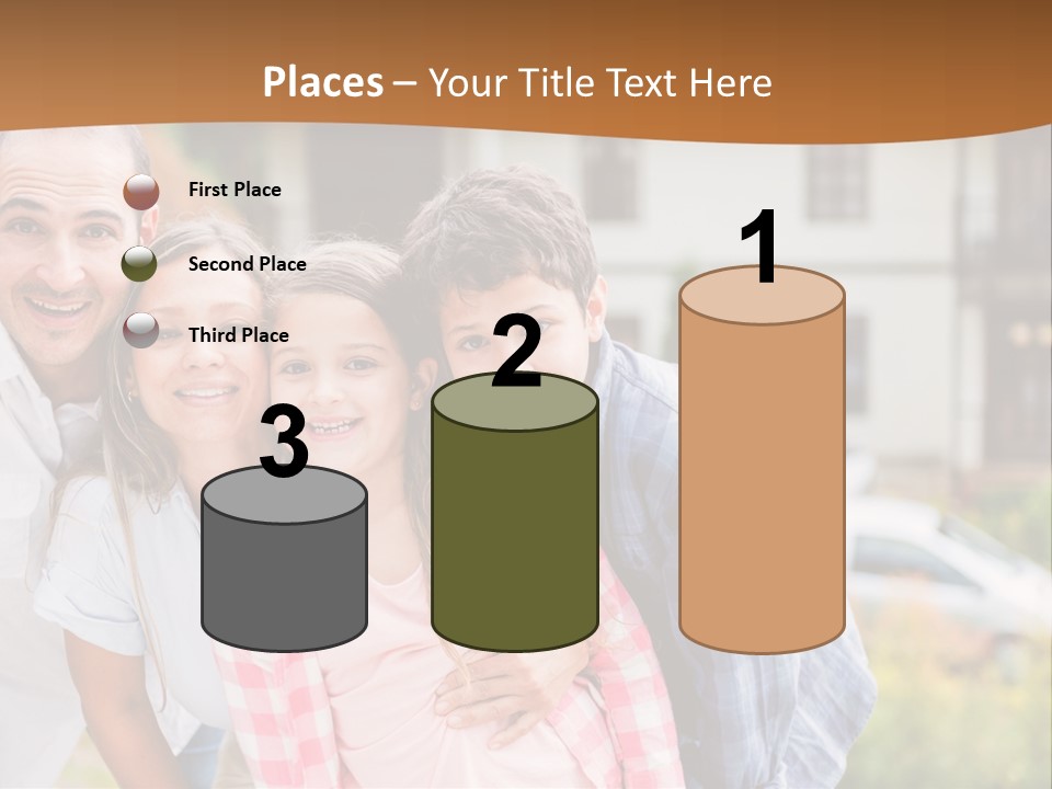 Smiling Child Portrait PowerPoint Template