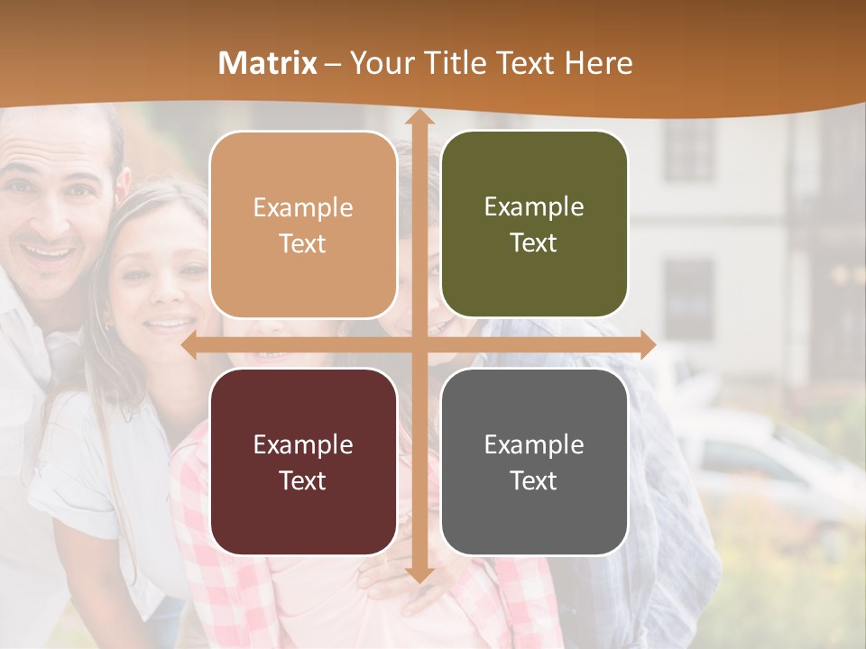 Smiling Child Portrait PowerPoint Template