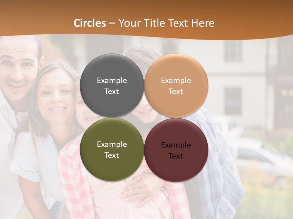 Smiling Child Portrait PowerPoint Template