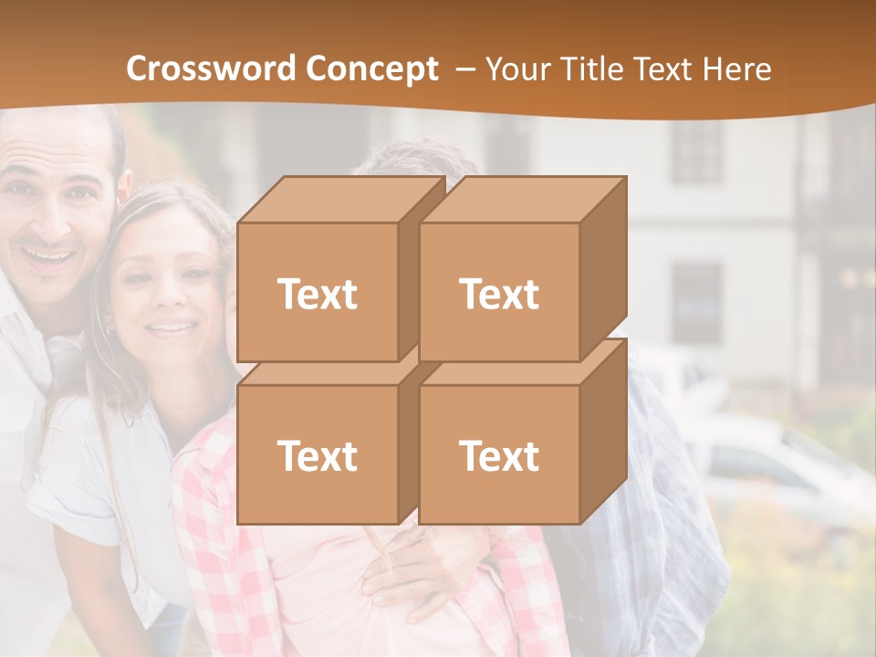 Smiling Child Portrait PowerPoint Template