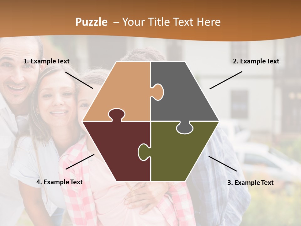 Smiling Child Portrait PowerPoint Template