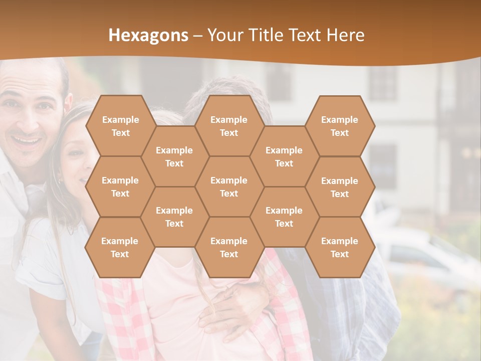 Smiling Child Portrait PowerPoint Template