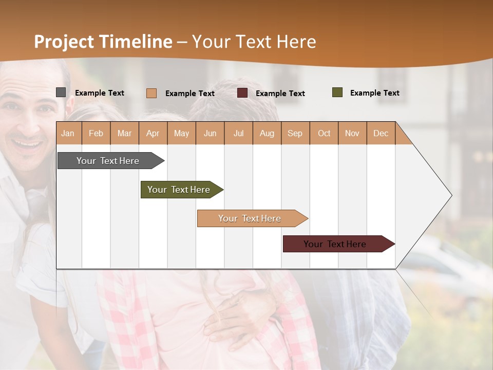 Smiling Child Portrait PowerPoint Template