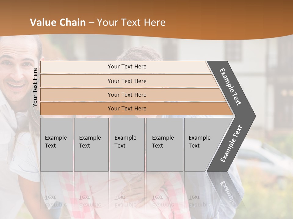 Smiling Child Portrait PowerPoint Template