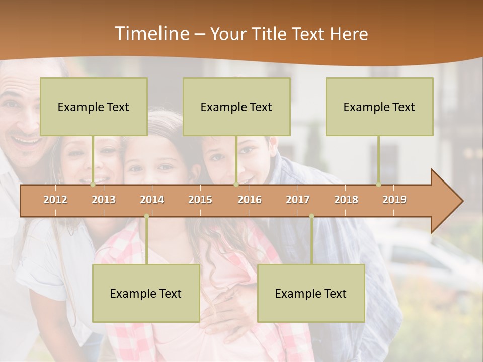 Smiling Child Portrait PowerPoint Template