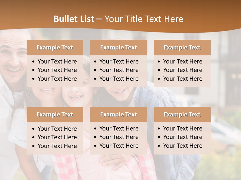 Smiling Child Portrait PowerPoint Template