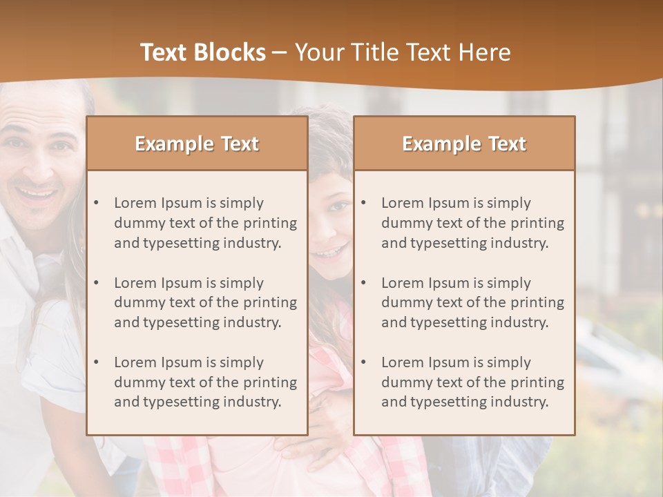 Smiling Child Portrait PowerPoint Template
