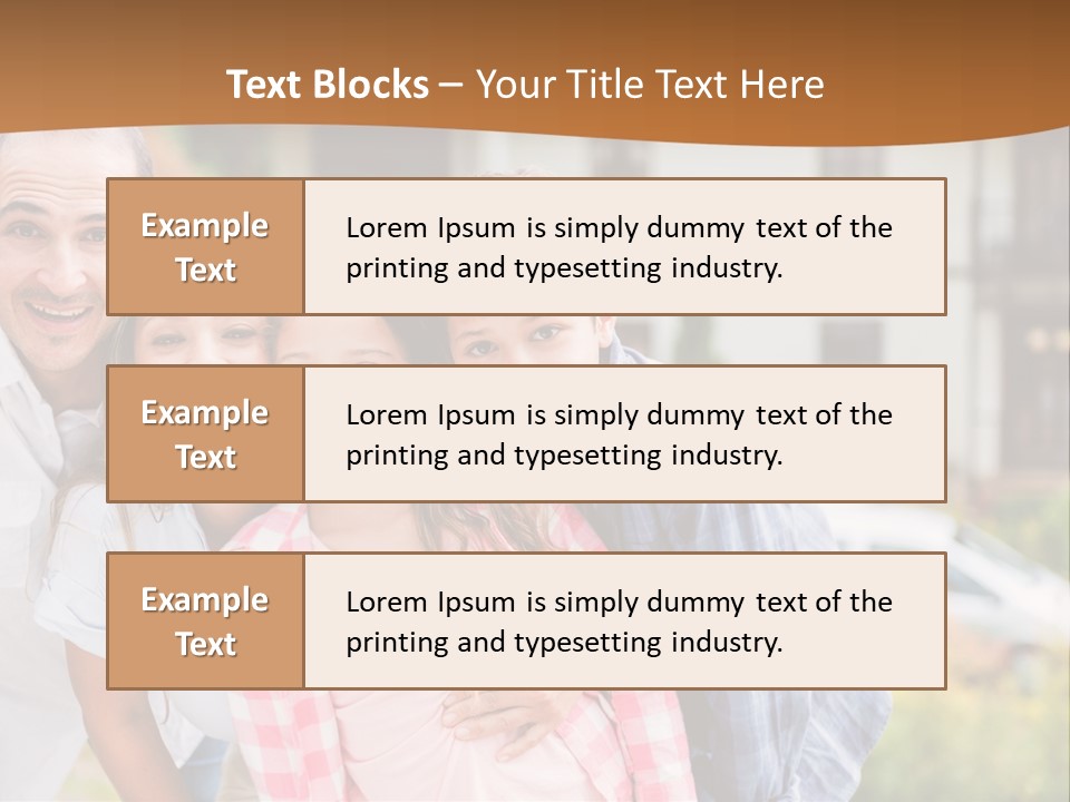 Smiling Child Portrait PowerPoint Template