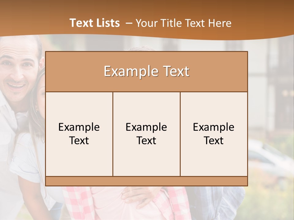 Smiling Child Portrait PowerPoint Template