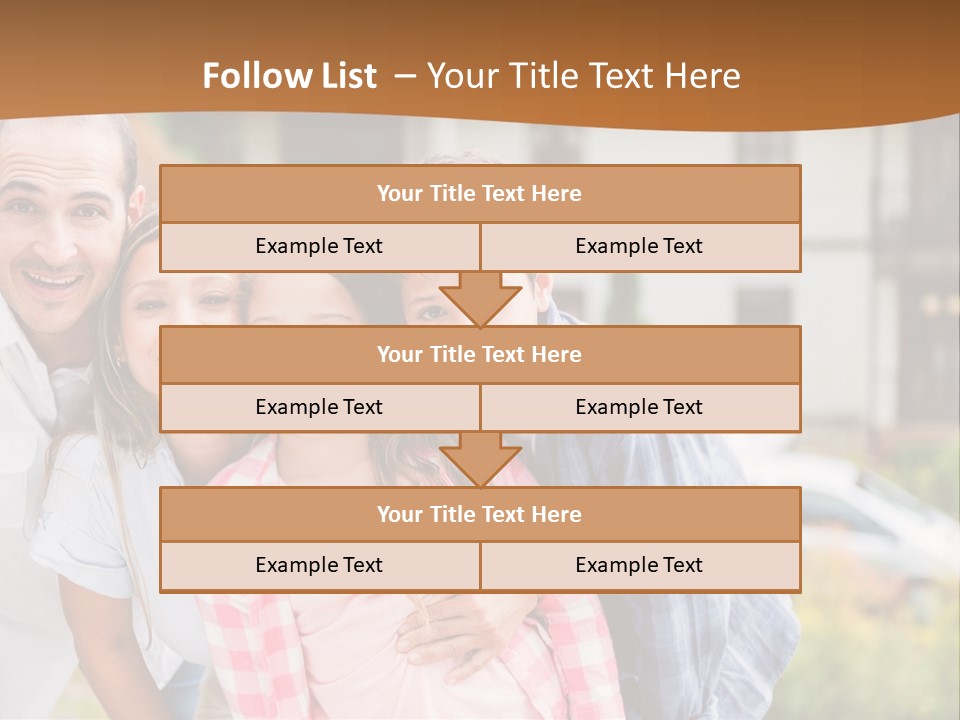 Smiling Child Portrait PowerPoint Template