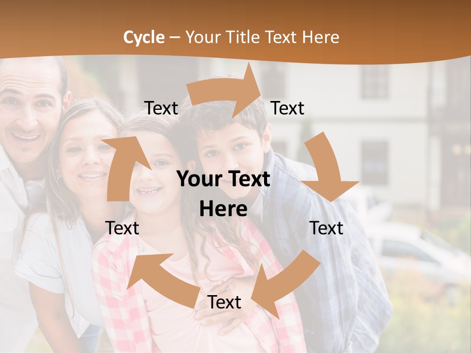 Smiling Child Portrait PowerPoint Template