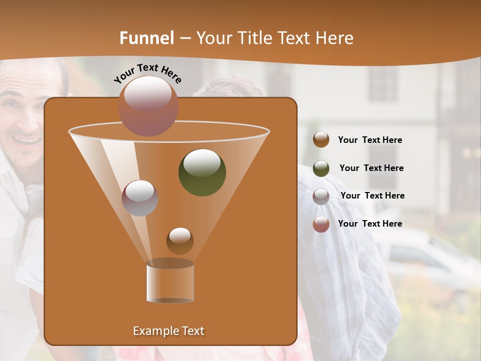 Smiling Child Portrait PowerPoint Template