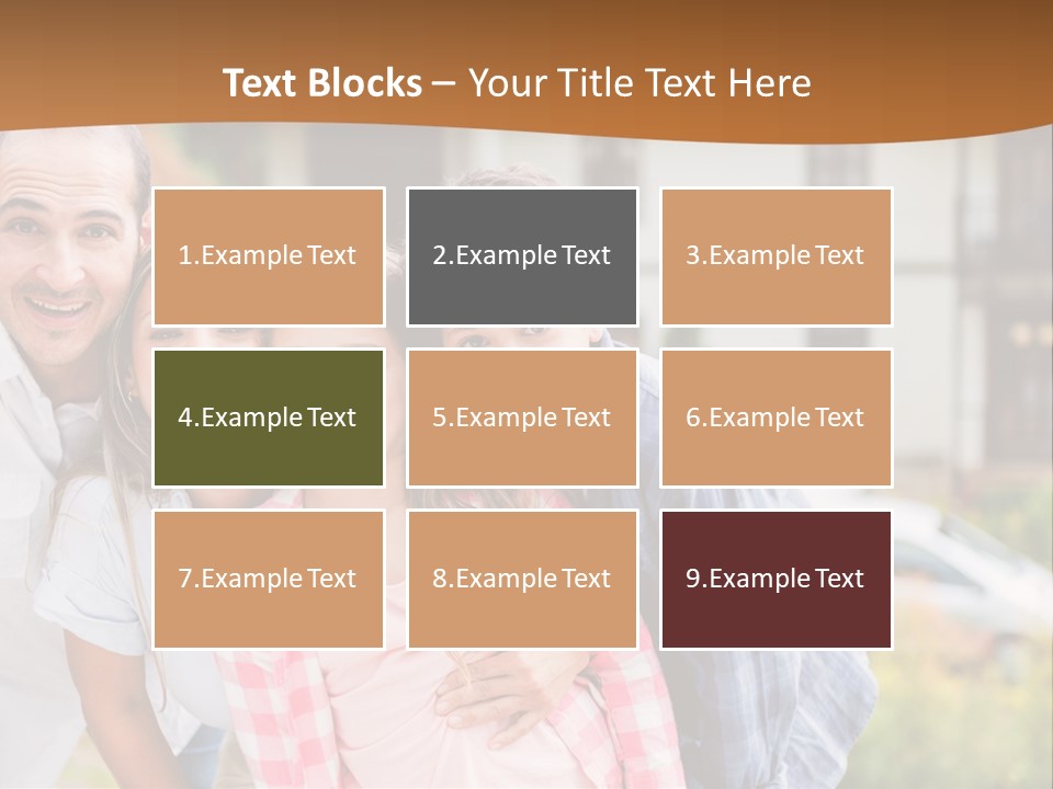 Smiling Child Portrait PowerPoint Template