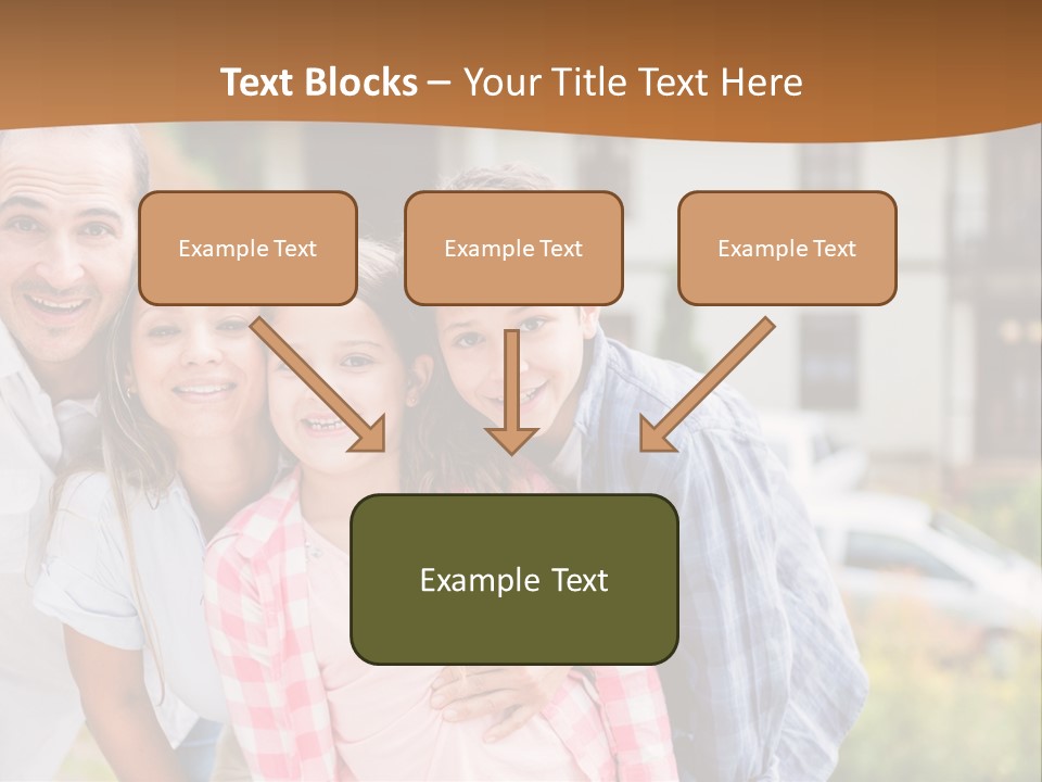 Smiling Child Portrait PowerPoint Template
