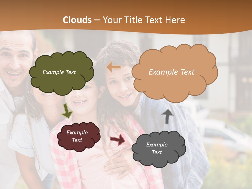 Smiling Child Portrait PowerPoint Template