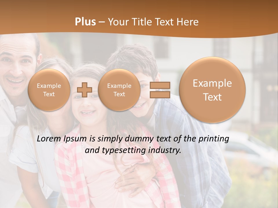 Smiling Child Portrait PowerPoint Template