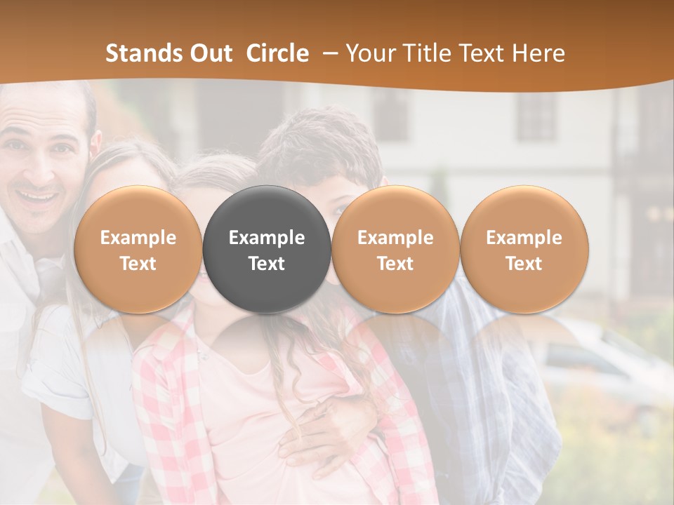 Smiling Child Portrait PowerPoint Template