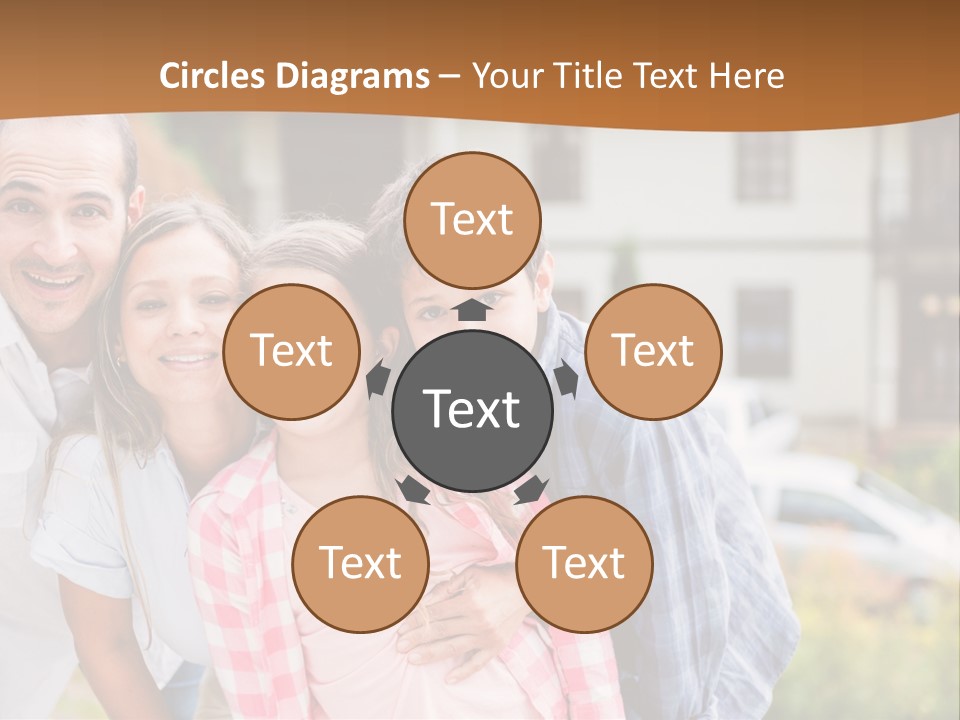 Smiling Child Portrait PowerPoint Template