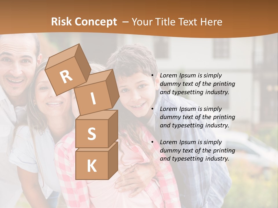 Smiling Child Portrait PowerPoint Template