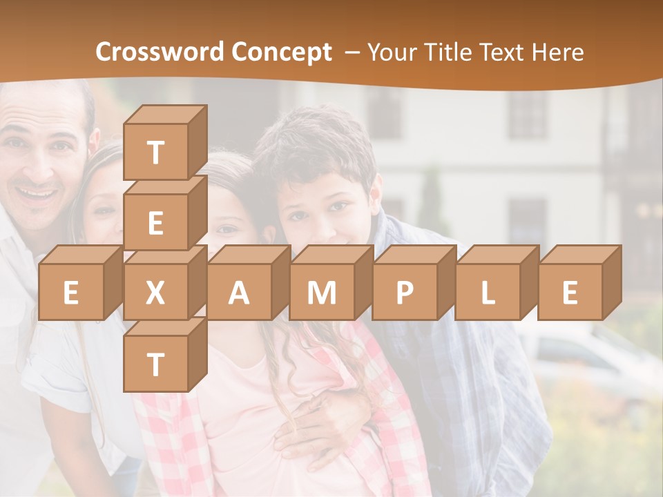 Smiling Child Portrait PowerPoint Template