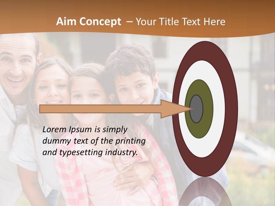 Smiling Child Portrait PowerPoint Template