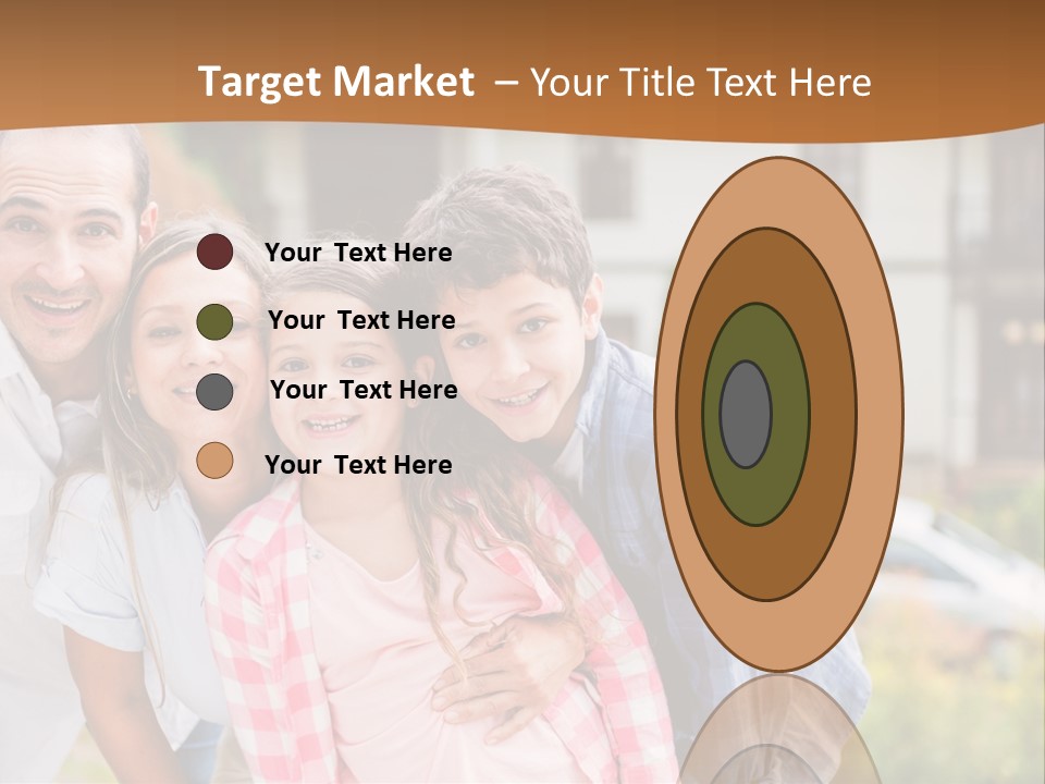 Smiling Child Portrait PowerPoint Template