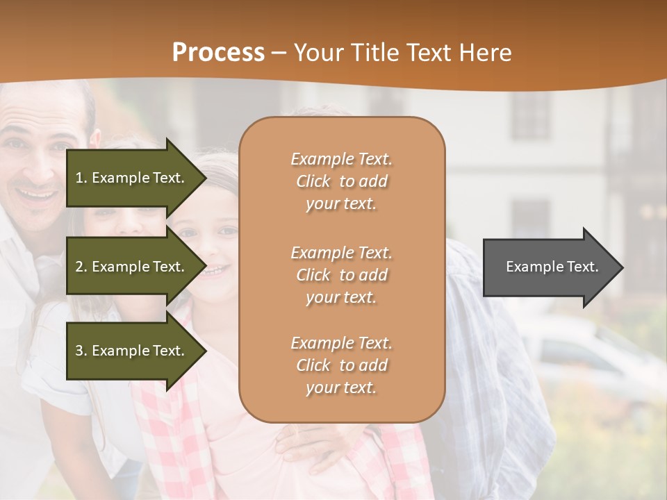 Smiling Child Portrait PowerPoint Template
