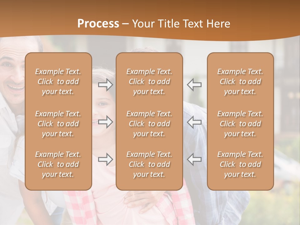 Smiling Child Portrait PowerPoint Template
